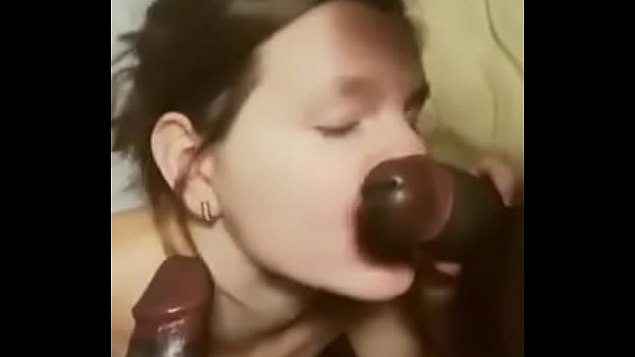 Dutch Annelies loves the cum from these 2 bbc's.