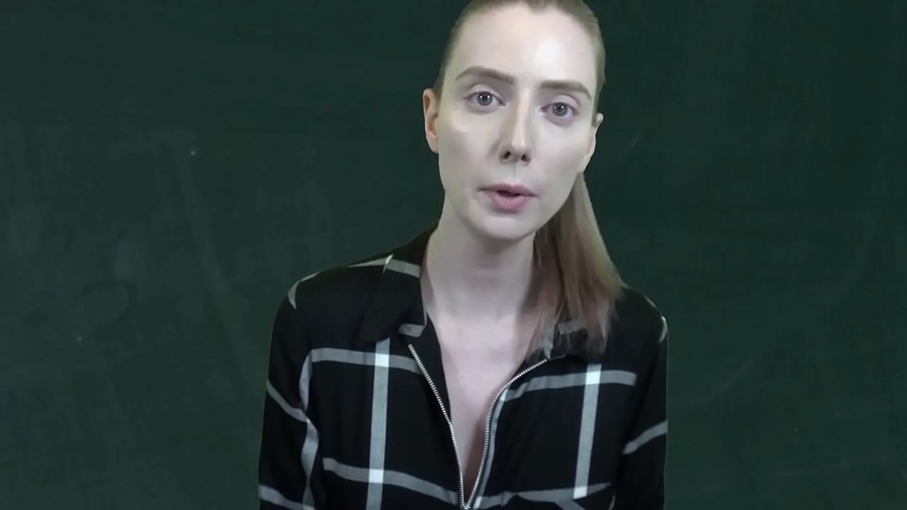 Trans Teacher Makes You Blow Her in Detention JOI