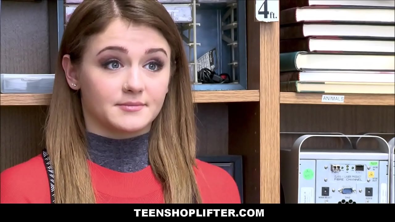 Tiny Brunette Teen Rosalyn Sphinx Caught Shoplifting Fucked By Mall Cop After Discussing Options