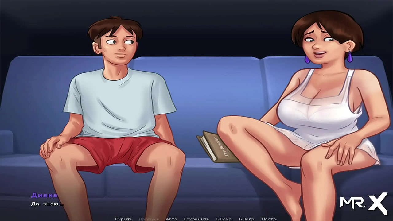 hand masturbates in the living room