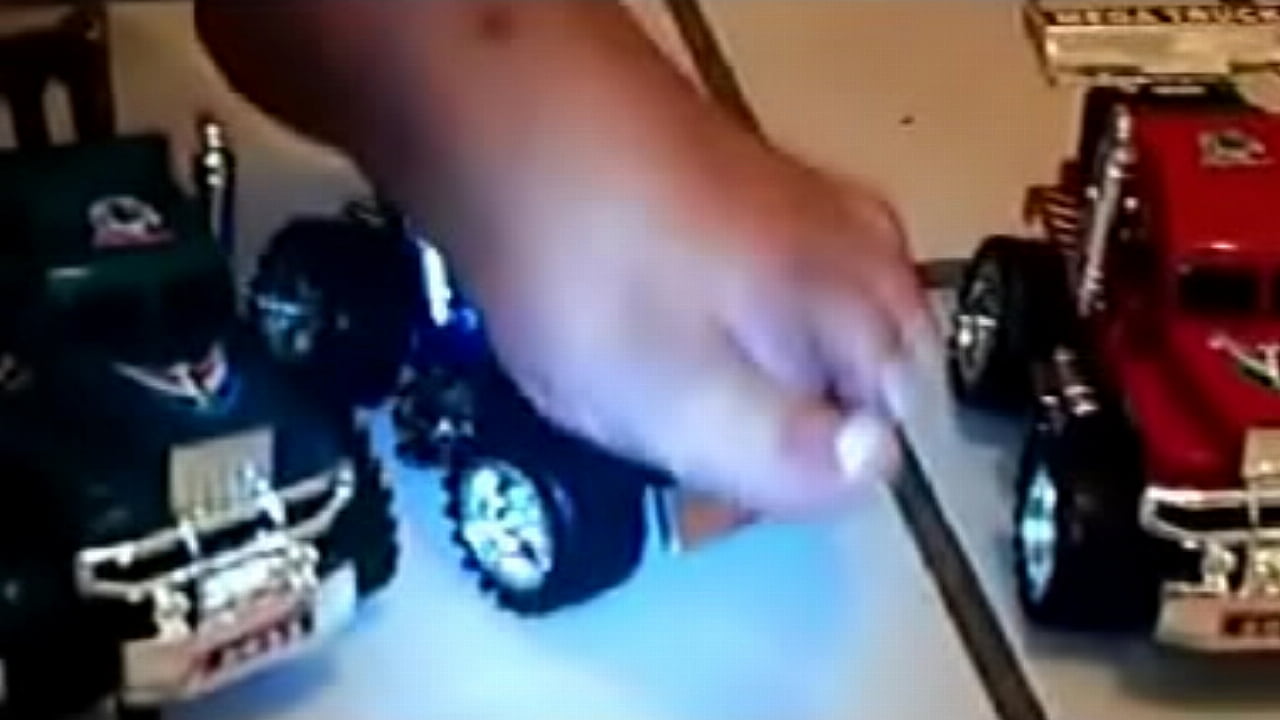 Sexy Red 3 Truck Crush