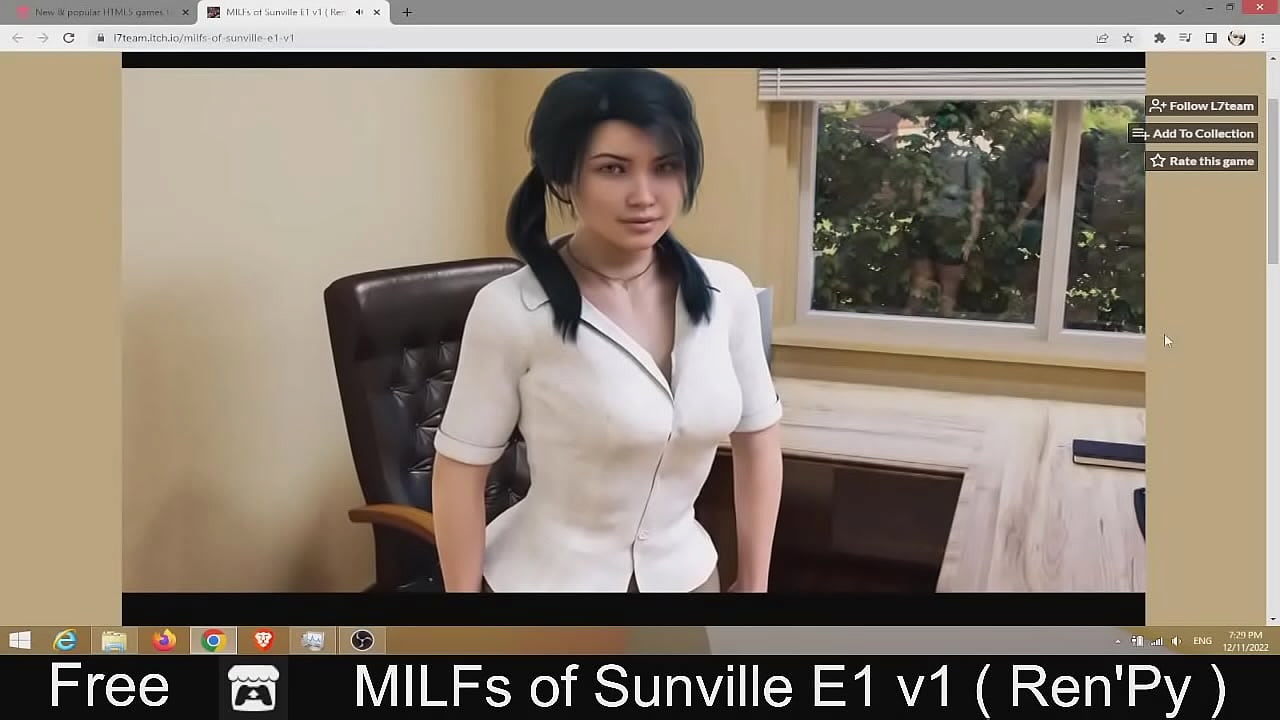MILFs of Sunville E1 (free game itchio ) Adventure, Visual Novel