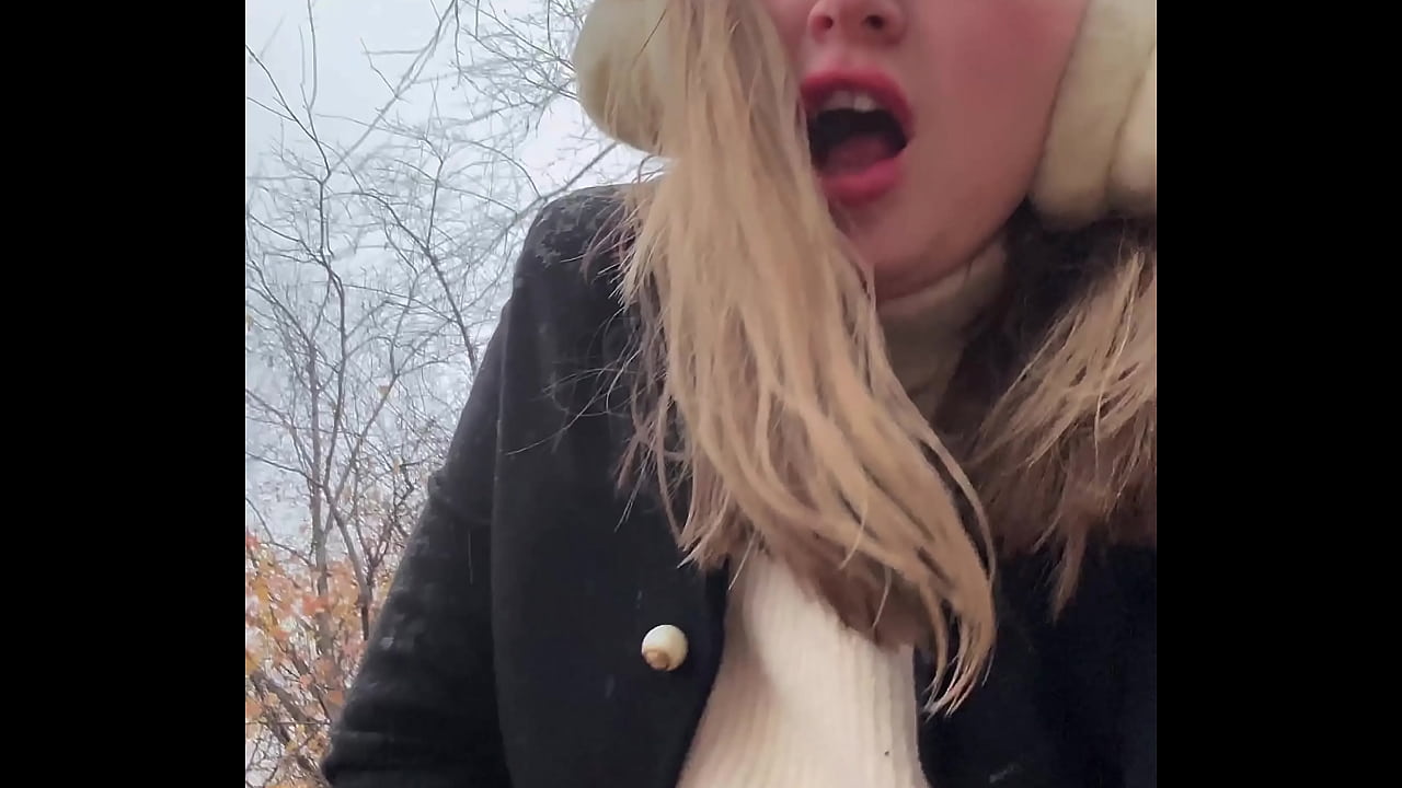 OOPSIE! Cute teen Caught spreading her pussy to pee. So She ready to cum for stranger real public!