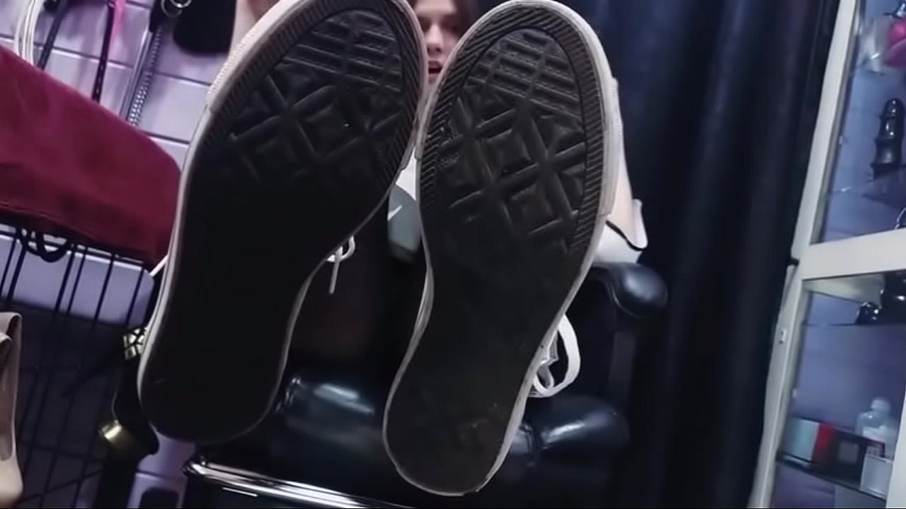 Anime girl POV sneakers and feet domination