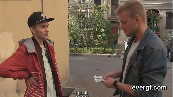 Bankrupt boyfriend allows sexy mate to fuck his exgf for bucks