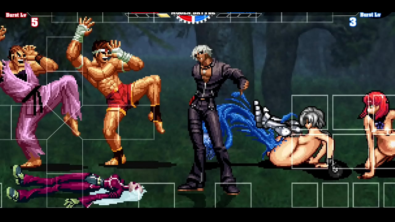 K' VS Kula Diamond KOF MUGEN