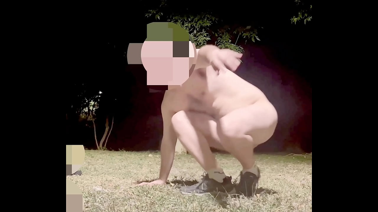 I go to the park and do some workout moves