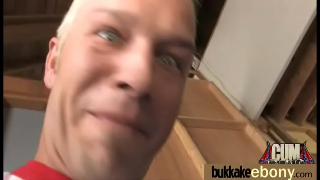 First time ebony with a group of white dicks 20