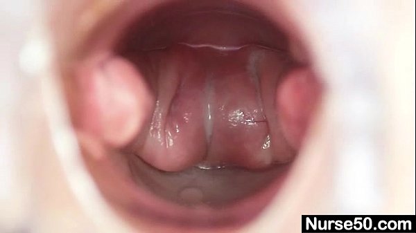 Aged blond lady shows off natural tits and dildo skills