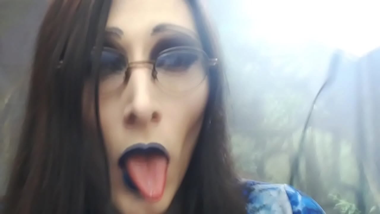 Fit and smooth trap jerks off for a fan