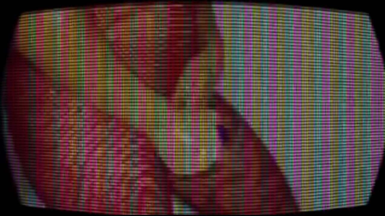 Lady in Red with Purple Vibrator