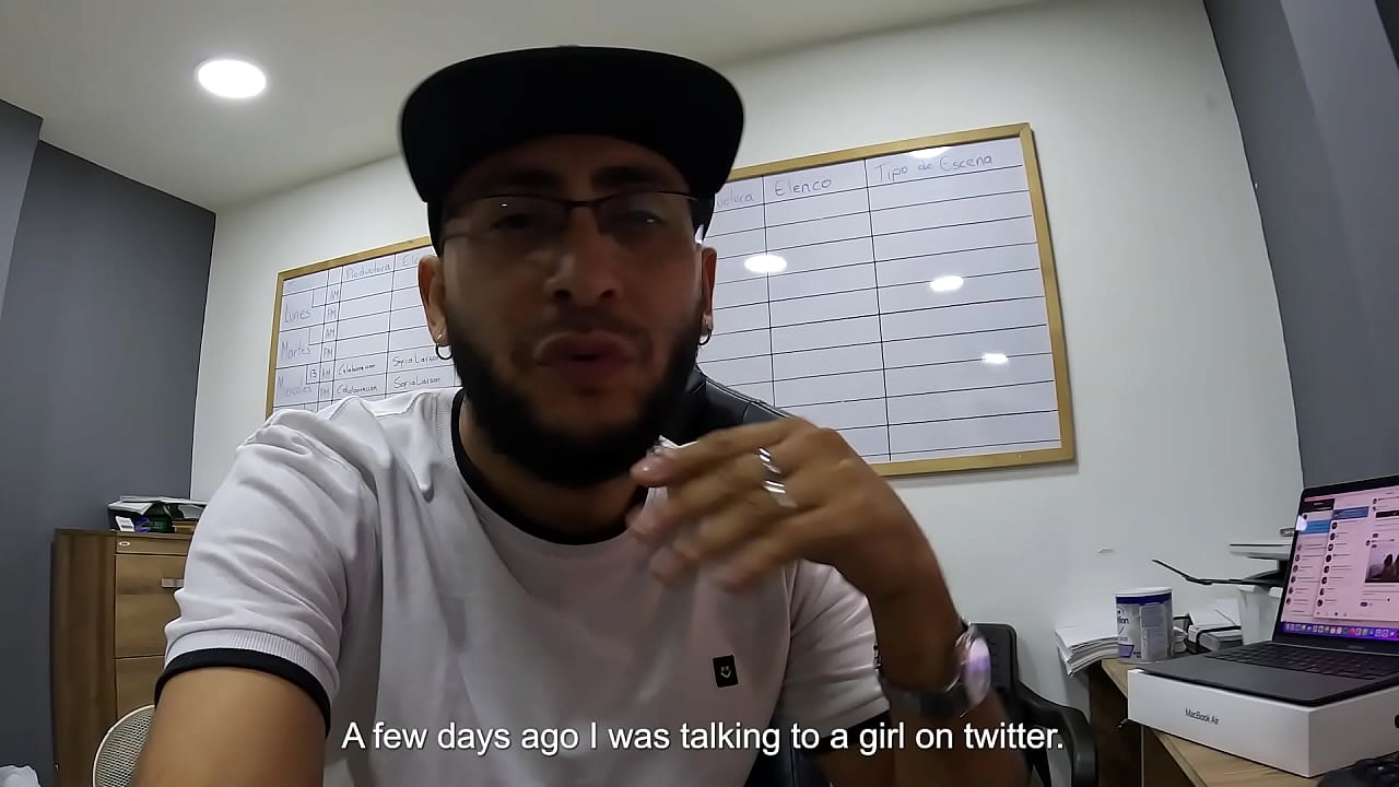 I meet a girl from social networks and I try to convince her to do porn... She just wants to suck my dick and swallow my cum