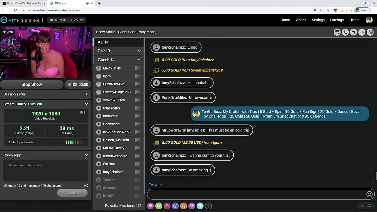 Funny Webcam Sessions
