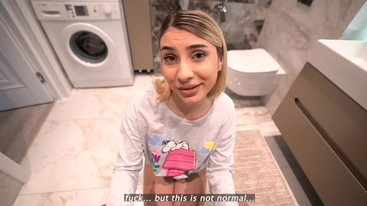 Step sister teaches step bro how to last longer in sex until cum inside!