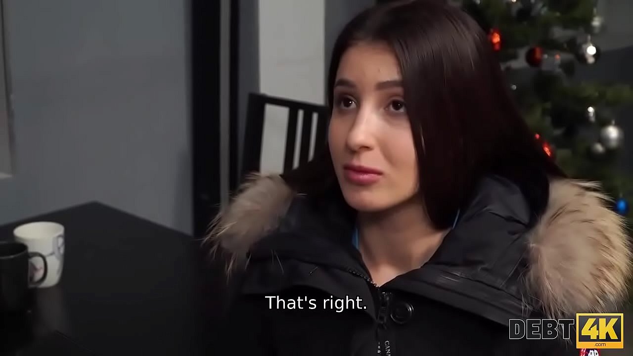 Debt4k. New collector visits sexy night club manager to return the rest debt