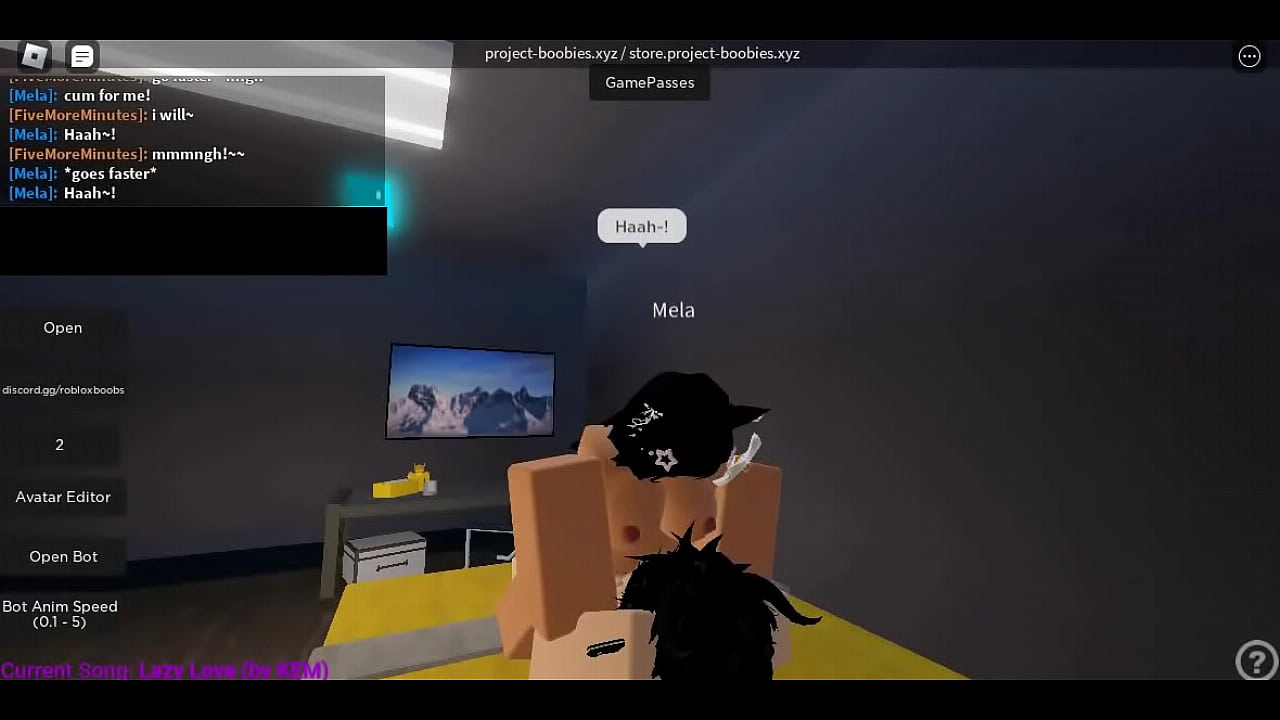 Hot blocky slut is railed by a rich guy in a dorm [ROBLOX]
