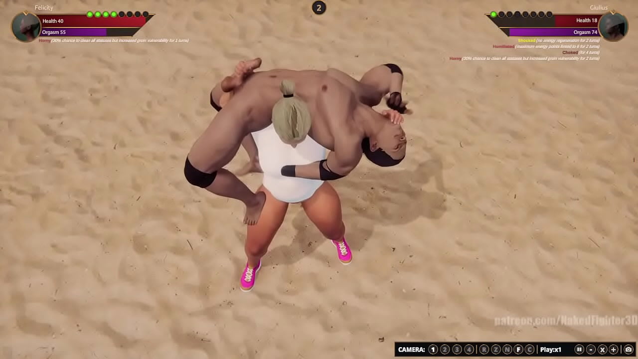 Felicity VS Giulius [NF3D Mixed Sexual Competitive Intercourse]