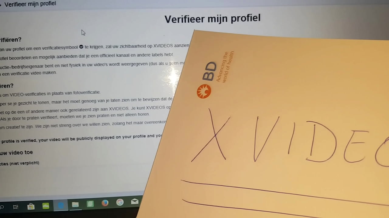 Verificatievideo