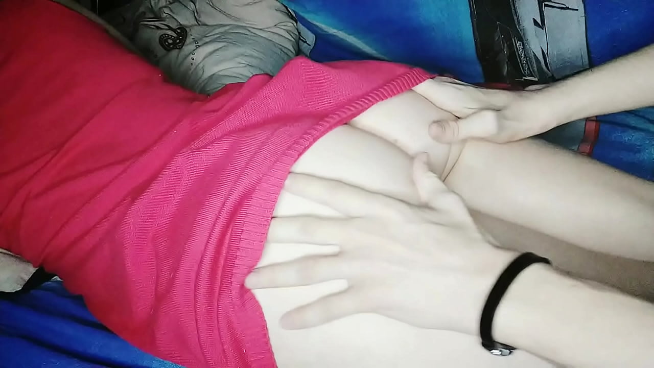 Cute big ass sister in short dress