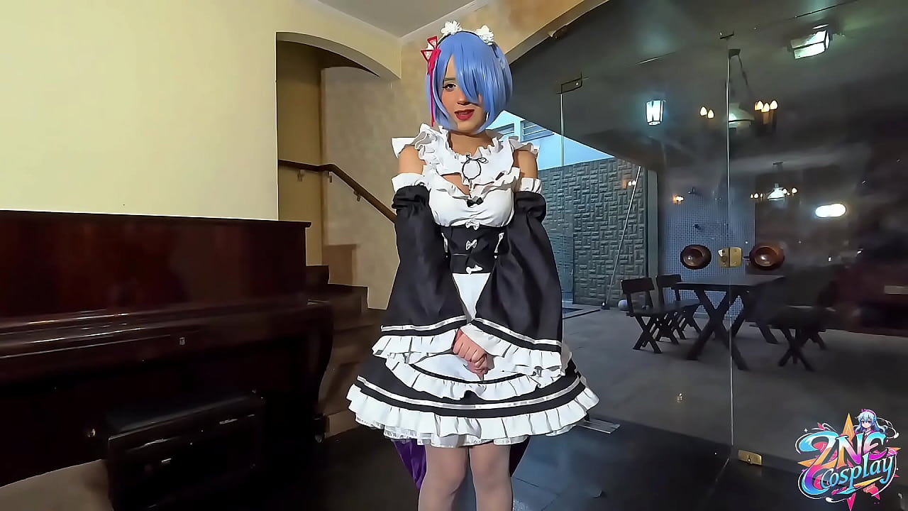ZNE COSPLAY - REM from RE:ZERO ft. Waifus Juice & Qrozne [FREE SCENE]