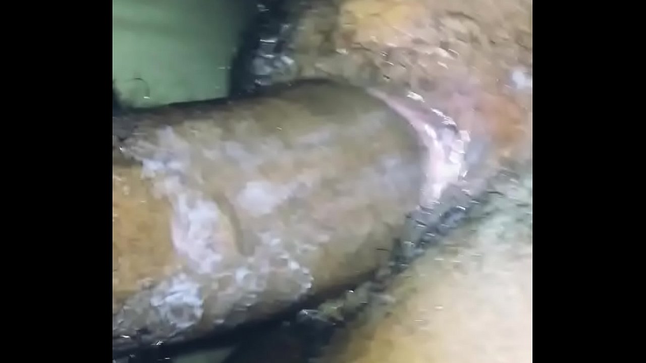 Black cock fucks thick ass booty