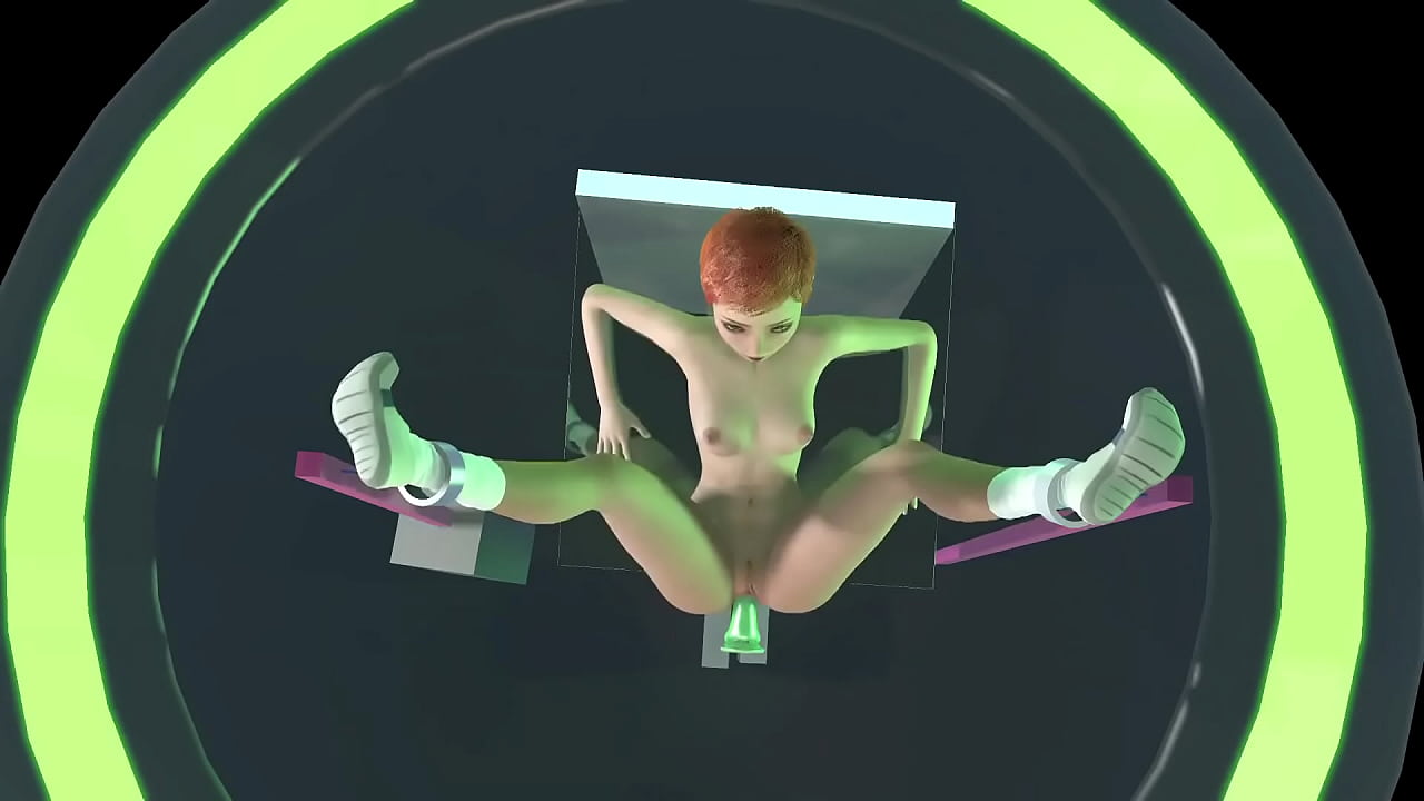 Gwen and a huge dildo