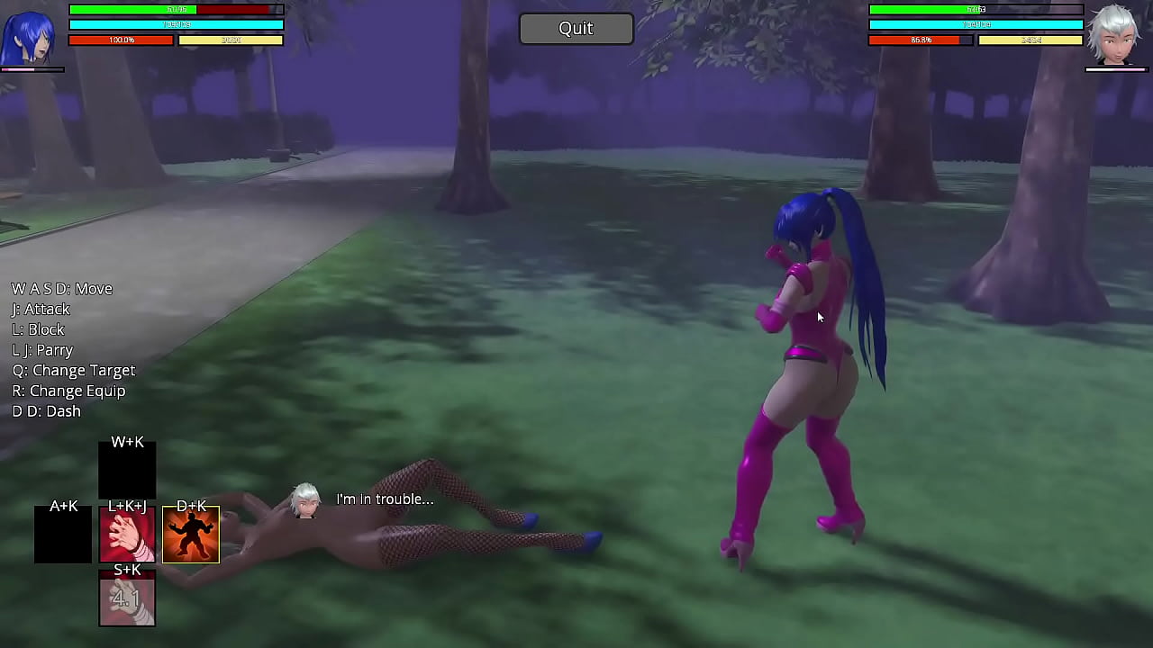 Heroine Rumble 2 #1 Eine Lucretia haben wir schon erstellt, also geht es gleich los: Bernetta vs. Lucretia