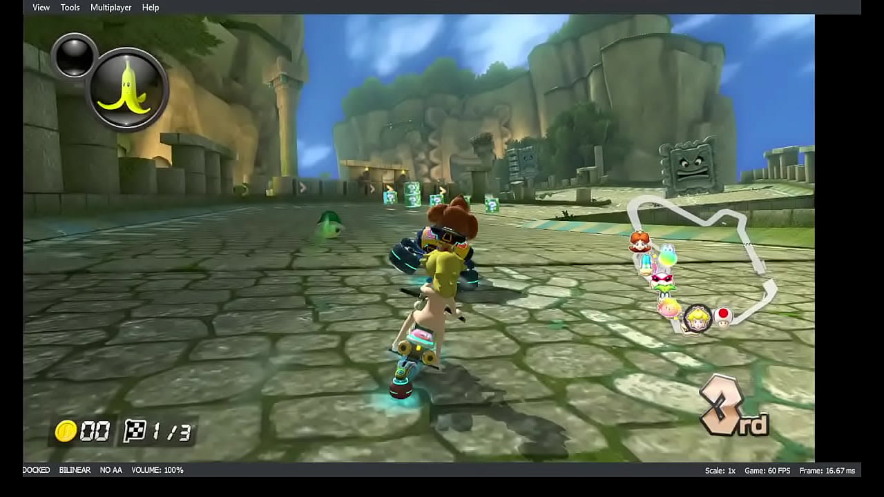 Nude Princess peach mario kart switch