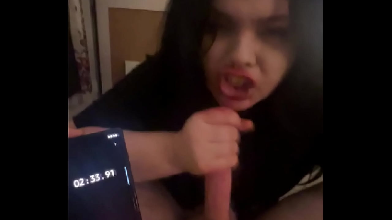 Timer Challenge Blowjob FAIL!