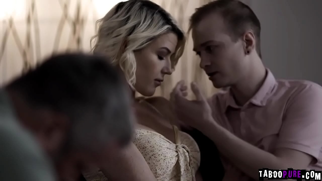 Stepmom Kit Mercer wants husband to watch her getting drilled by her stepson Alex Jett