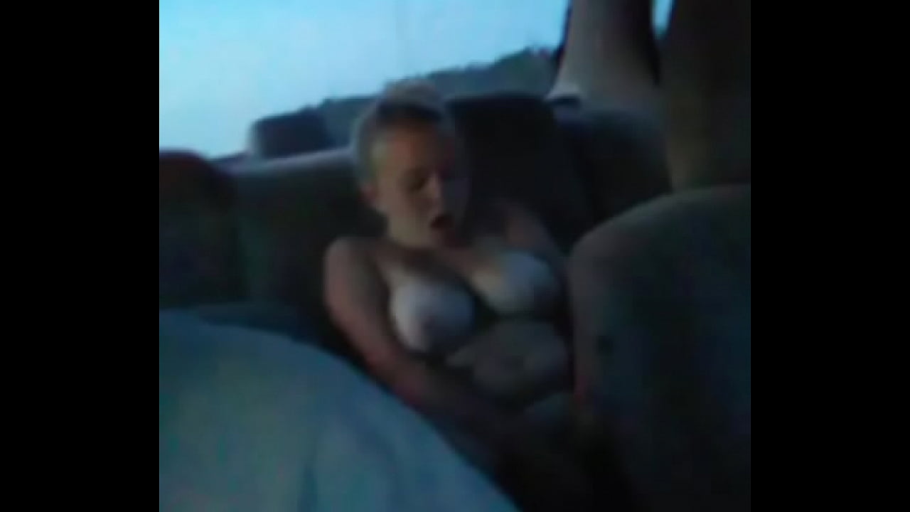 Girlfriend fingering herself in the backseat