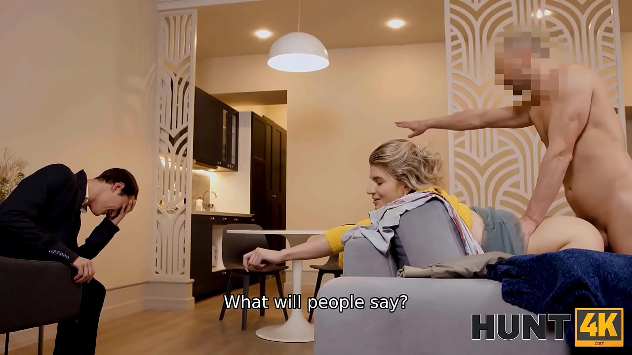 HUNT4K. Burying my big dick in this slutty socialites pussy was such a great experience for me