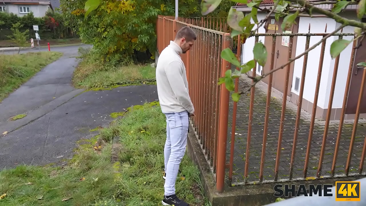 SHAME4K. Texas Patti gave a blowjob to a homeless and fucked a young stud afterwards