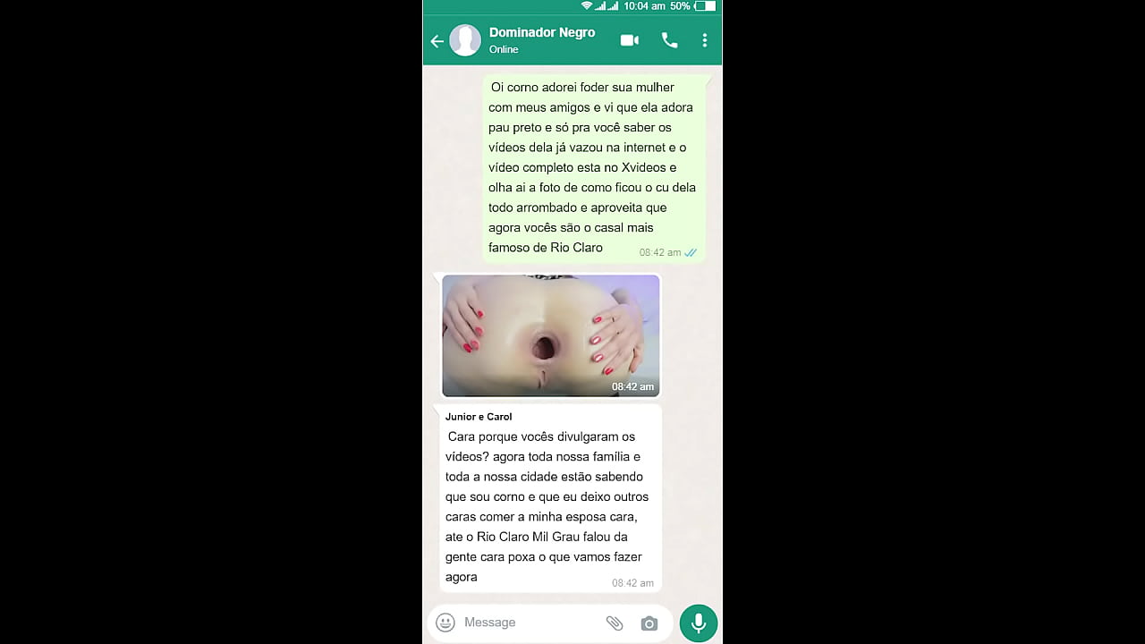 CASADA DE RIO CLARO VAZOU FODENDO COM NEG&Atilde;O NA FRENTE DO CORNO MANSO