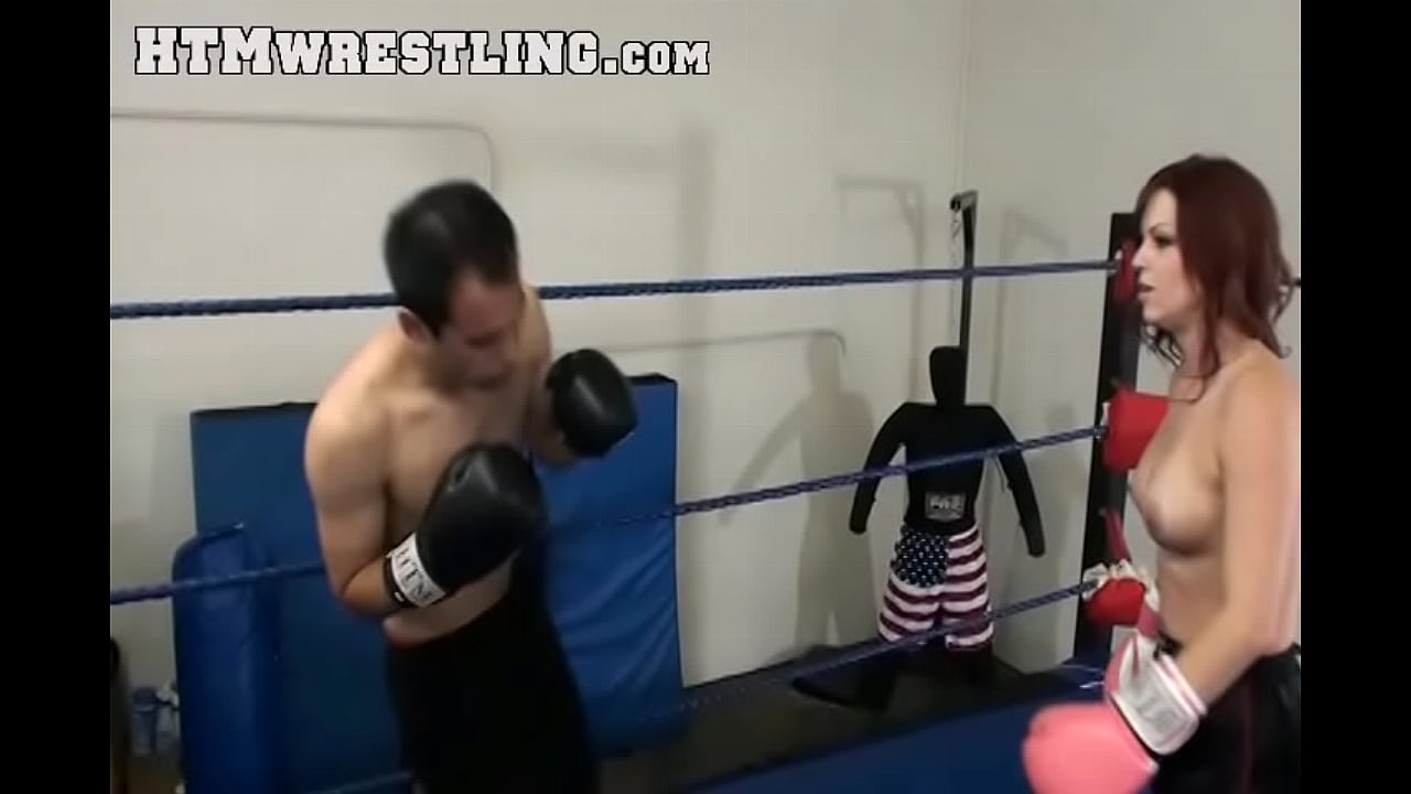 Sarah Brooke  Female Domination Boxing of a Male Wimp