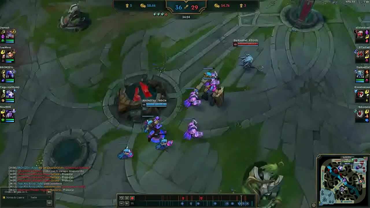 NEG&Atilde;O AZUL GANHANDO NOTA