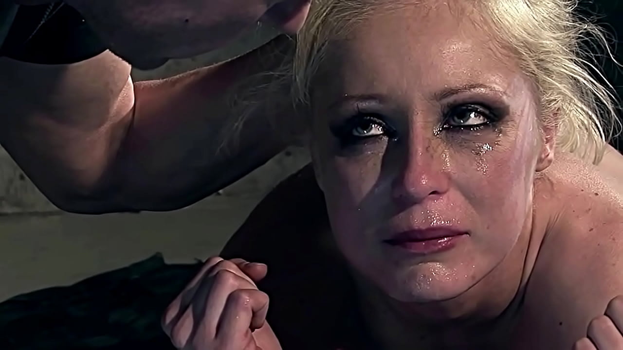 She gets lesson with toe sucking, sole licking and she is drinking from the doggy bow, during her Master soaking his foot in it.