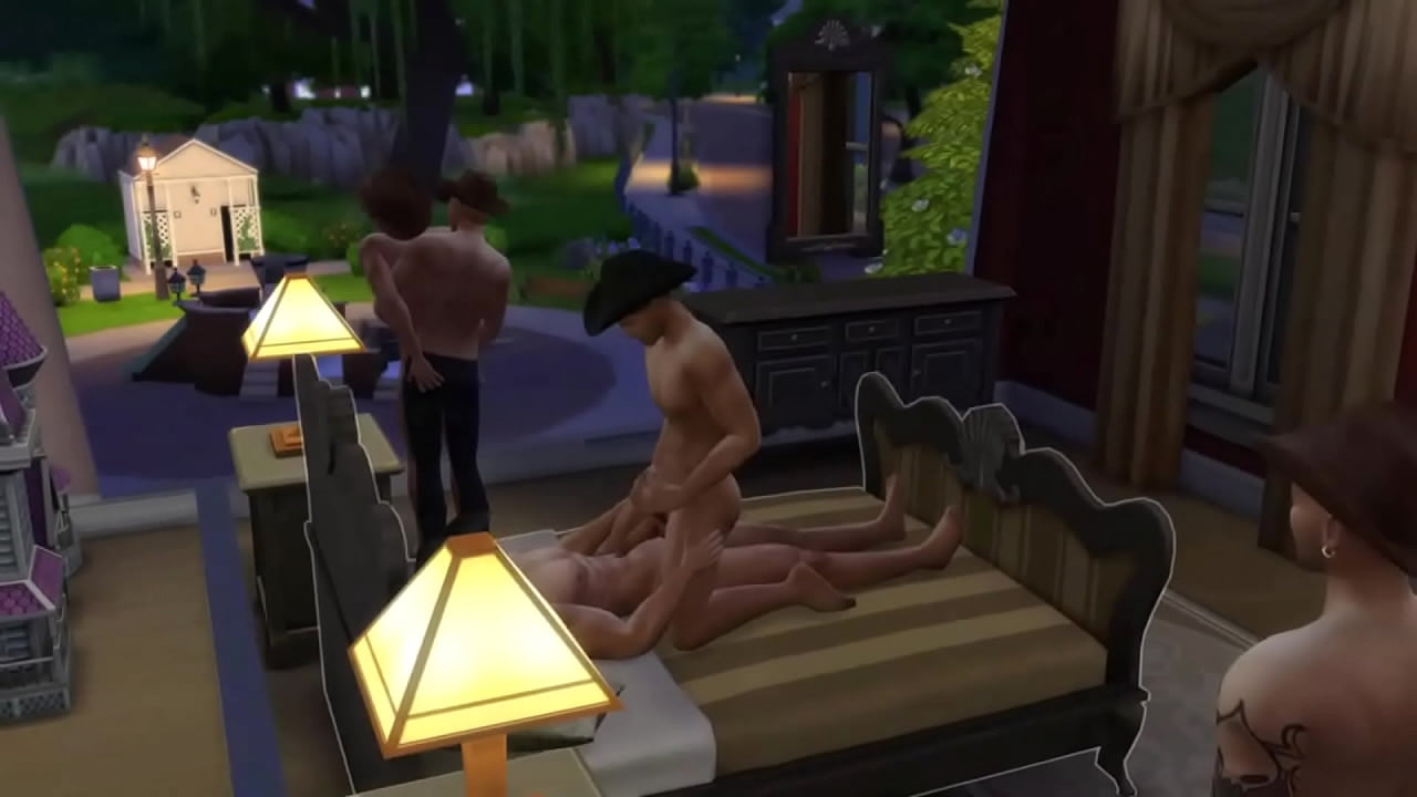 Naked Gay Anal Cowboy Orgy