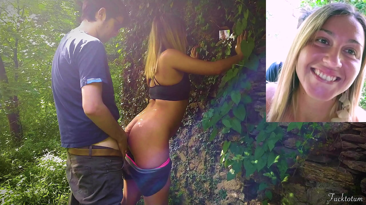 Homemade quickie sex in the forest
