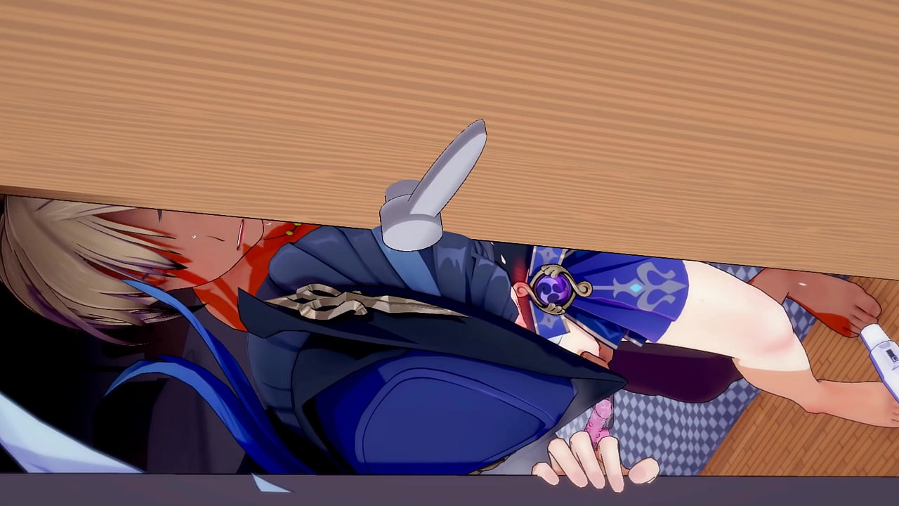 原神のクロりンデ　モーションとダメージボイスを組み合わせた動画