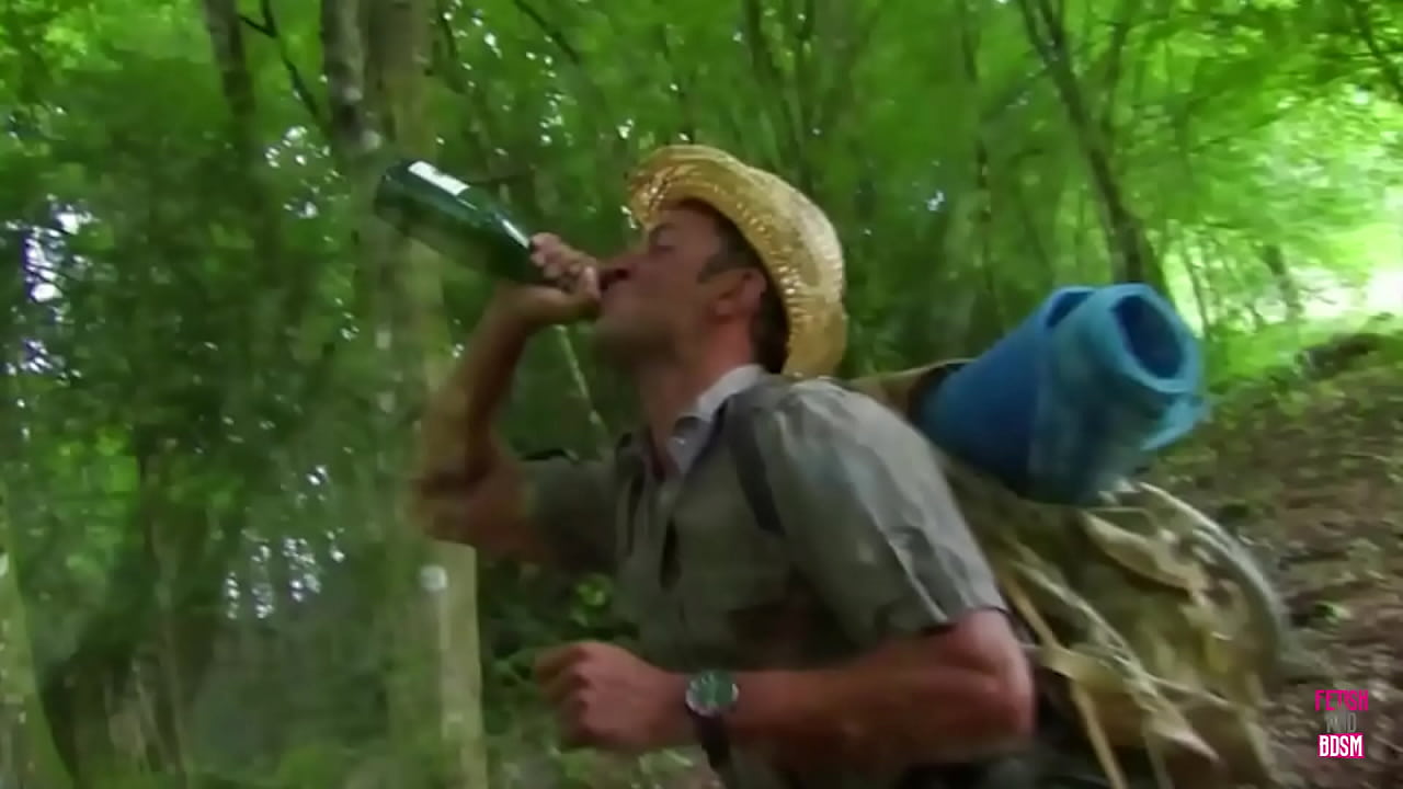 A man gets the opportunity to engage in anal intercourse with a stunning woman's posterior in a woodland area