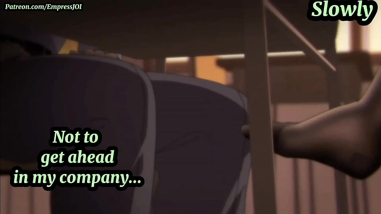 [JOI] Submit to Your Boss and Worship Her Feet (female domination, degradation, hentai)