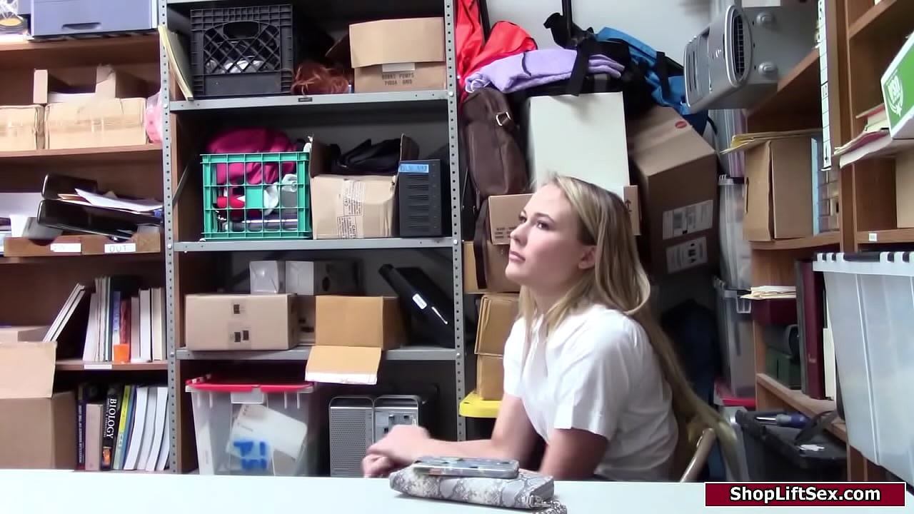 19yo is caught stealing and she doesnt want to go to jail.The officer grabs her big tits and makes her give him a bj.Then he fucks the teen