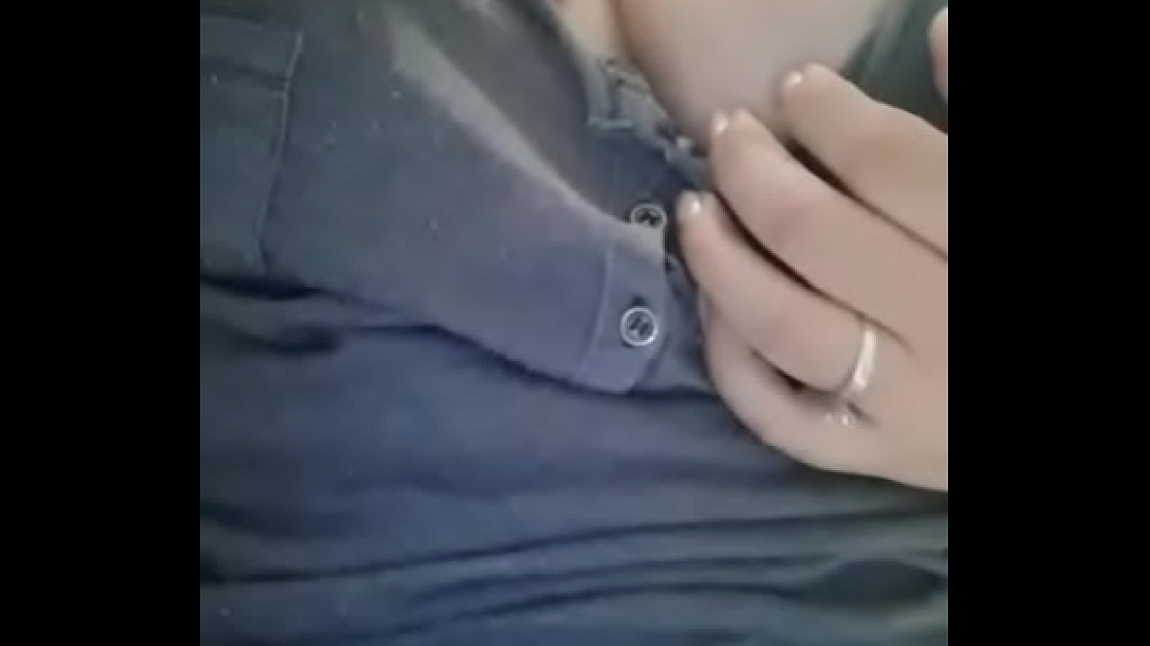Touching my boobs