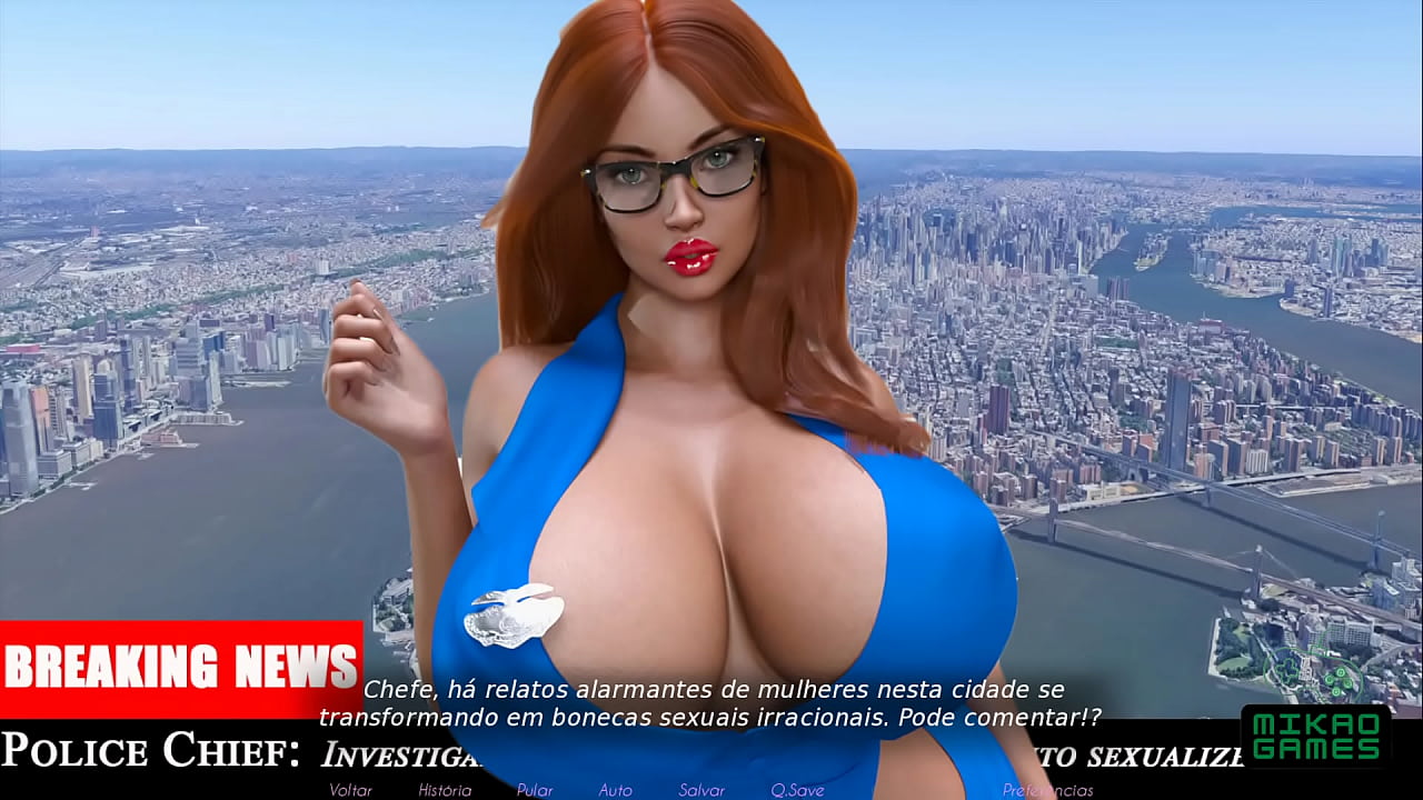 Jogo Adulto Cidade das Bonecas ep 2 - Tenho o poder de Fuder e Deixar as Mulheres mais Gostosas nesse Jogo!