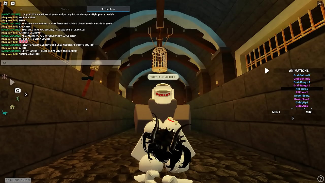 Roblox juicy ass slut got dicked and filled by her daddy