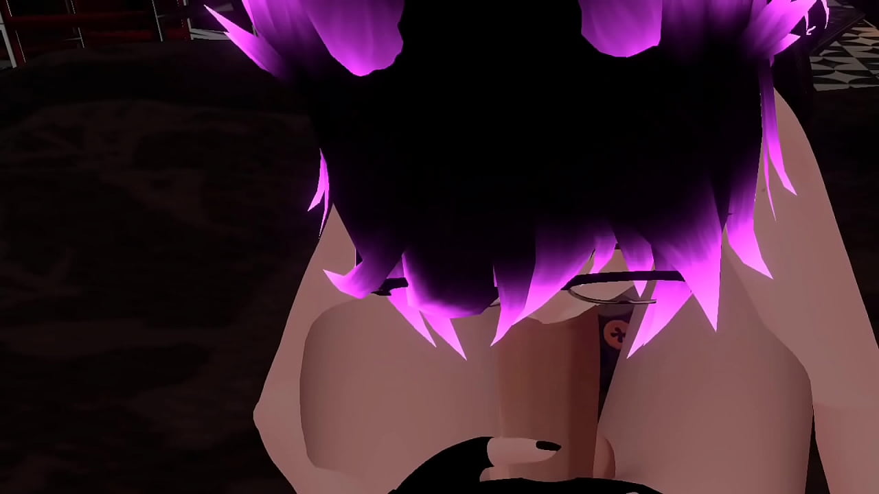 Character: Hex. (Vrchat ERP) Rando guy gets a BJ!