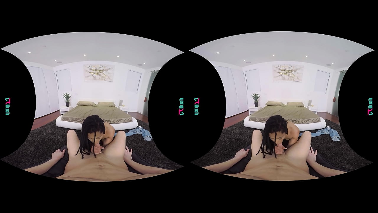 Skinny ebony beauty wants to dance on your hard cock in virtual reality