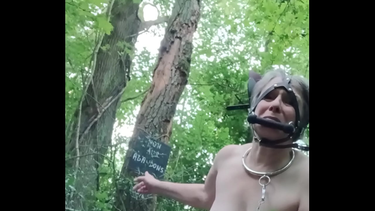 2024 09 04 Esclave F la ponygirl en for&ecirc;t