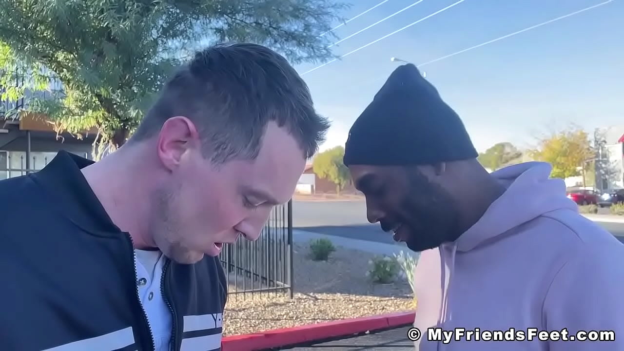 Interracial foot fetish with gay studs